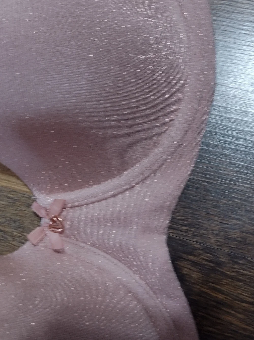 Victoria's Secret Shimmering Pink Lined Demi Bra Size 38D